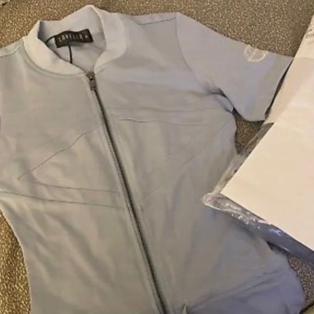 Deadstock NWT Baby Blue Lovello Elizabeth Romper